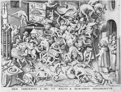 Fall of the Magician by Pieter Bruegel the Elder